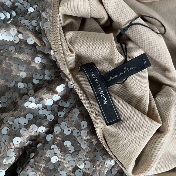 BCBG Sequin Floor Length Formal Dress - Picture 8 of 8